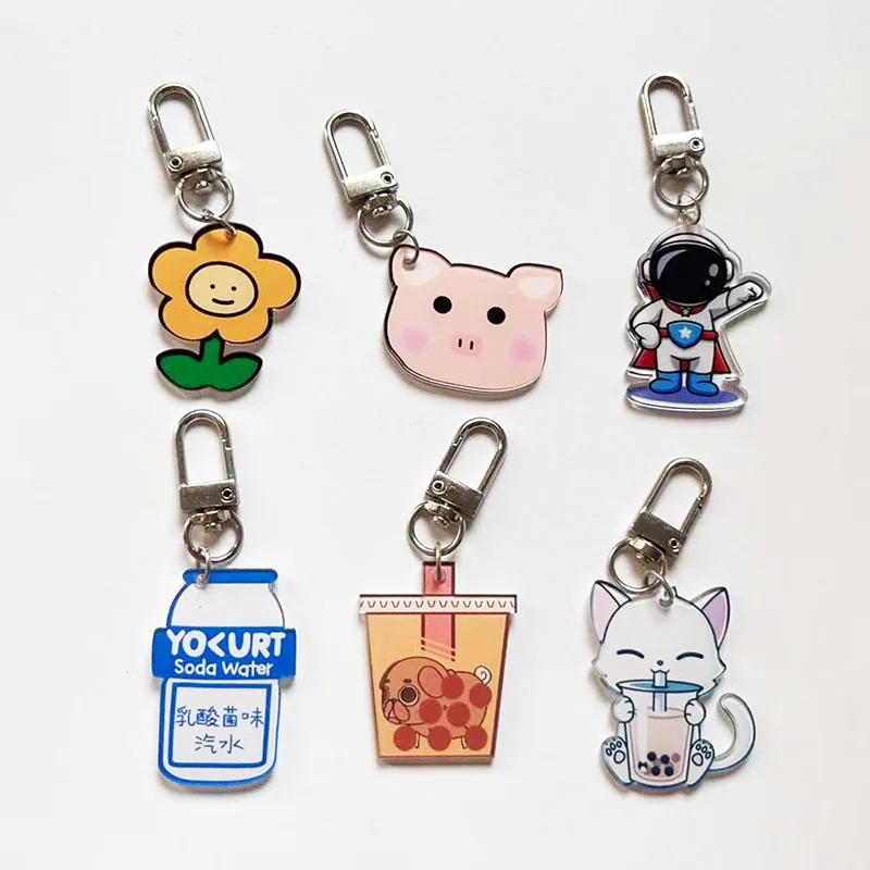 Pendant Keychain  Cute  Frog Anime Acrylic Charms Phone Charm
