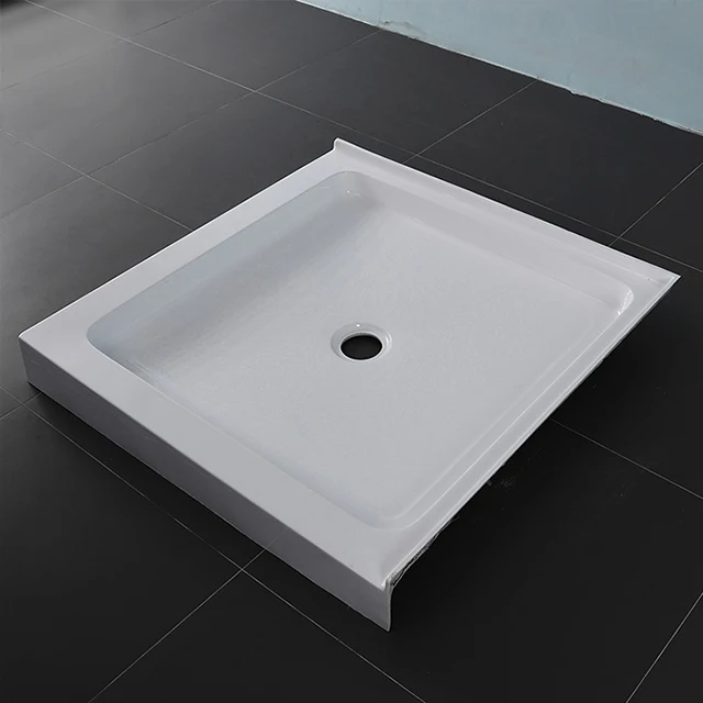 48x42 Inch Fiberglass Single Curb Shower Pans With Center Drain Buy