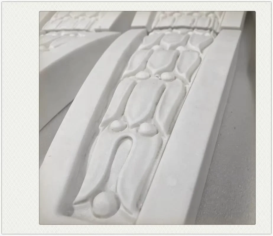 product modern style decoration 3d wall panel sevic white pure white marble stone tile laser cnc carving interioe design-3