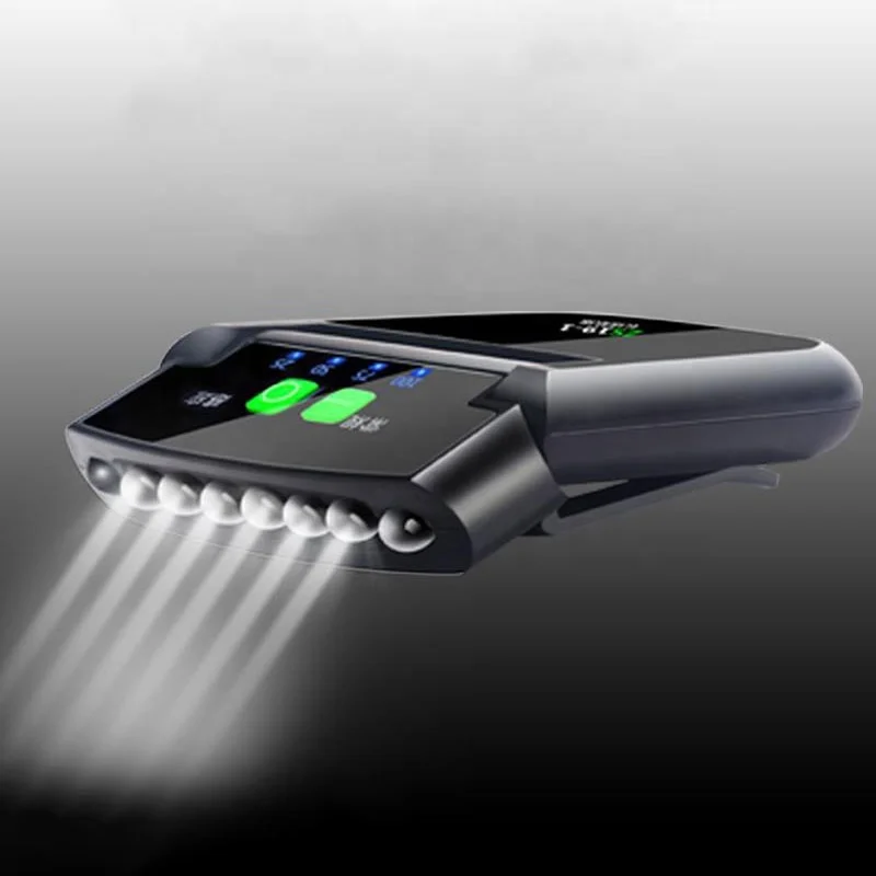 Mini Hands LED Clip on Cap Light Rechargeable Waterproof Hat Light Flashlight Headlamp for Fishing Camping Hand Work Lamps