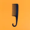 Black-wide-tooth comb