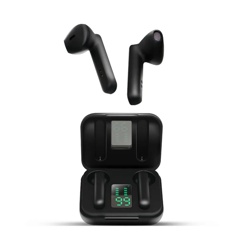 J4 Tws BT Earphone Smart Sensor Tap Control Earbuds Wireless Charging