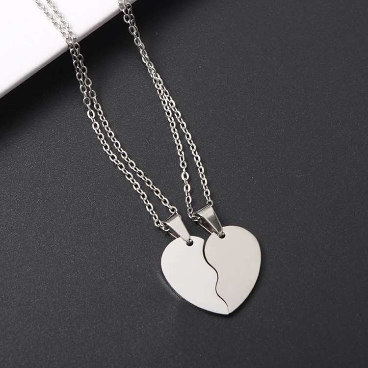 Broken Heart Necklace For Couples