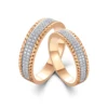 Or rose blanc 18 carats
