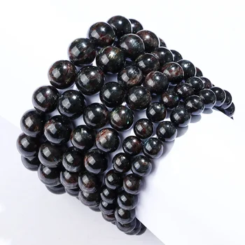 Wholesale A+ Natural Astrophylite Beads 8 10 12mm Loose Gem Stone Beads for Jewelry Making Bracelet DIY Accessories