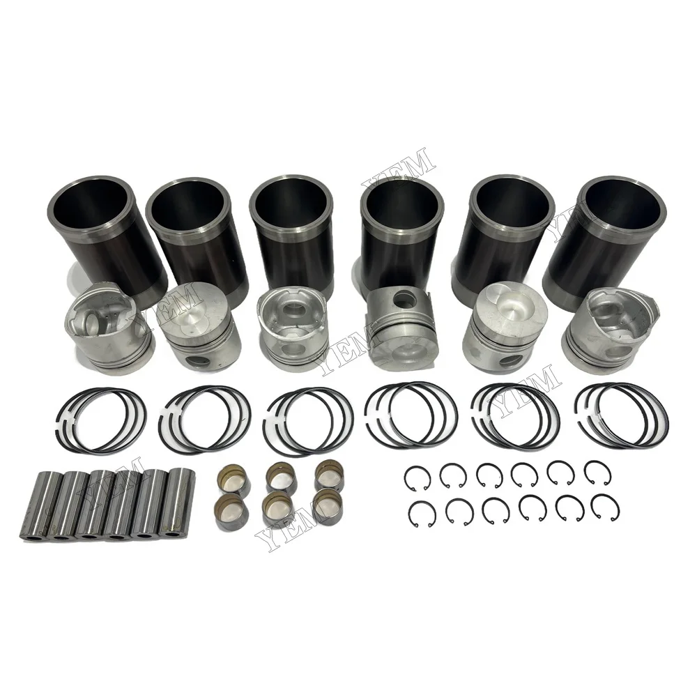Cylinder Liner Kit Fit for Mitsubishi 6D14 Engine