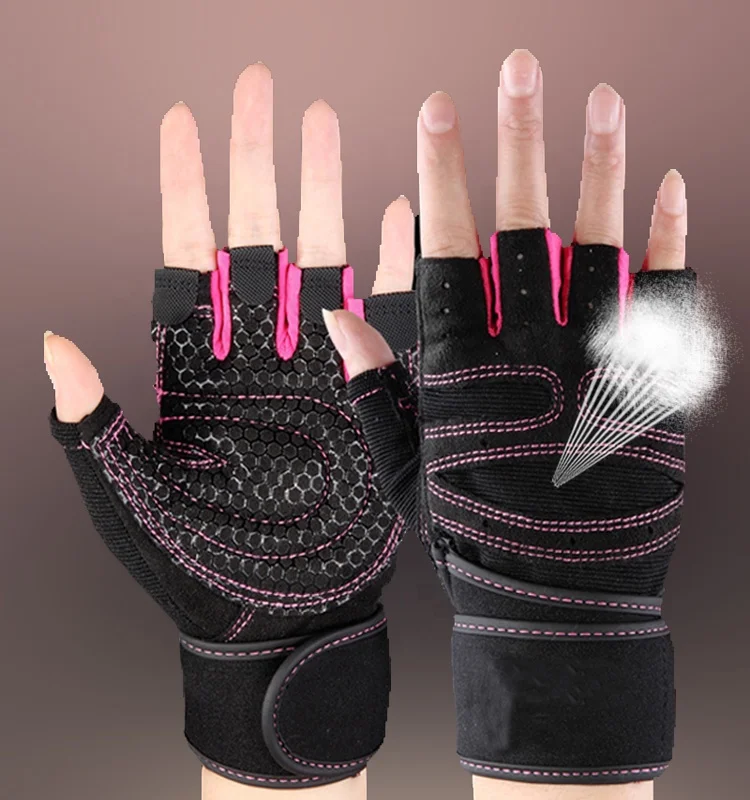 Workout Sports Anti Slip Light Breathable Weight Training Lifting Sports Gym Fitness Gloves
