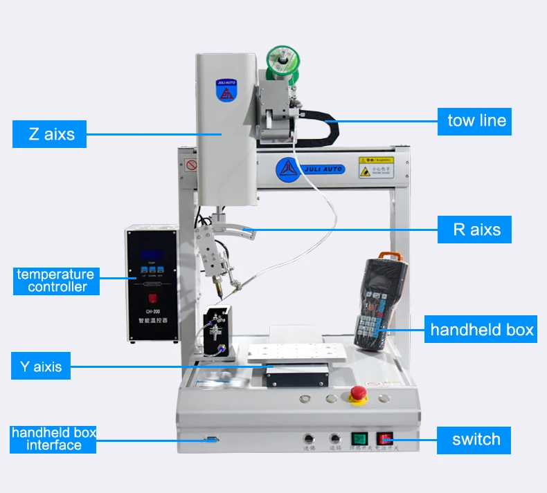 High Production 331R Three Axis Automatic Soldaring Robot Machine Xyz Solder Machine