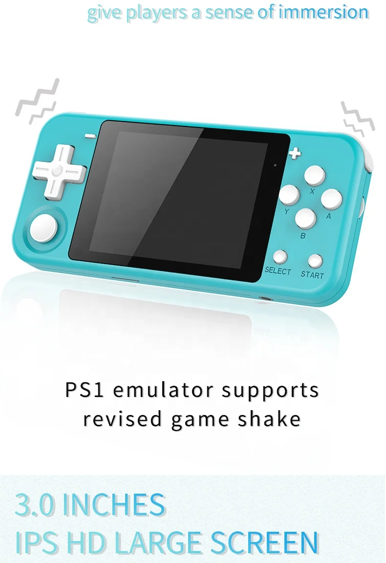 Powkiddy Q90 Pocket Retro Gaming Console - 2000+ Built-in Games