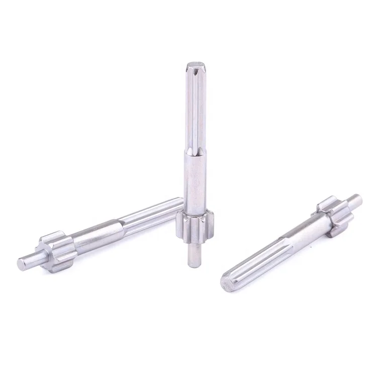 Customization fasteners straight tooth rotating shaft screw drive shaft for door lock