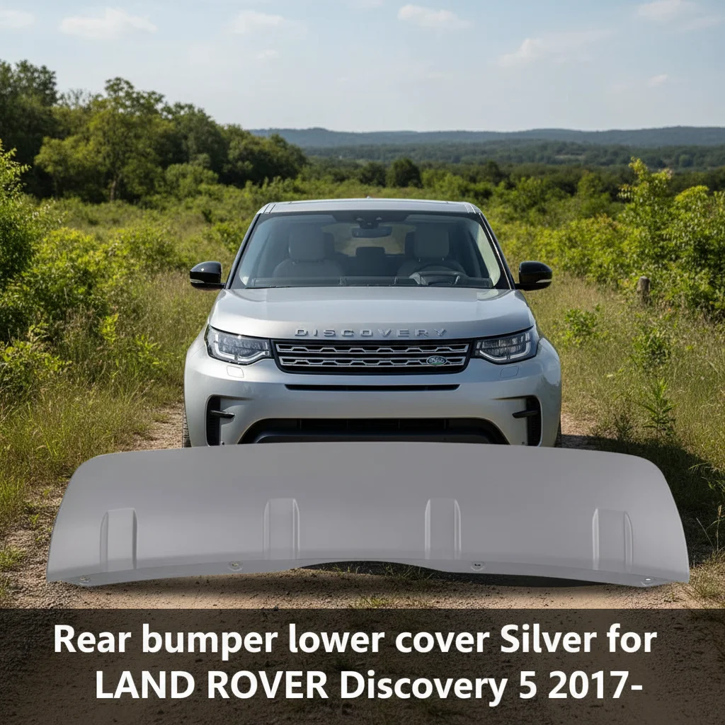 LR083031-B New Impact Resistant Scratch Resistant Front Bumper Lower Cover Silver for Discovery 5 2017-