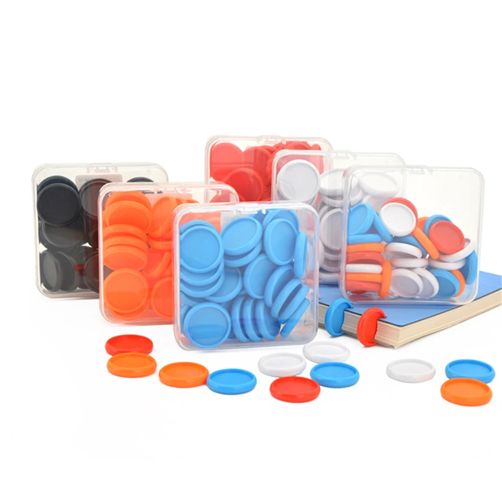 Plastic Rings Haploon 104 Pieces Mini Plastic Book Binding Discs 8 Colors Discbound Notebook