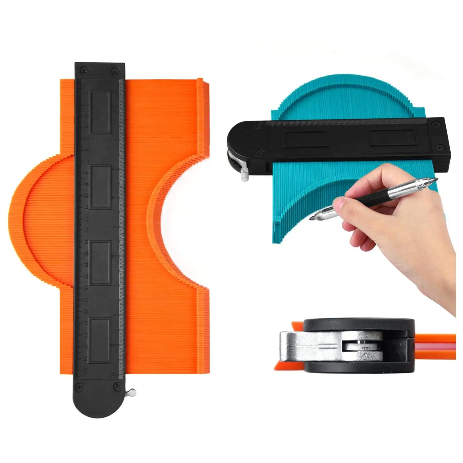 АБС-пластик форма контура датчик 10 дюймов расширить металлических замочно-измерительный инструмент Дубликатор duplo и дублирования профиль