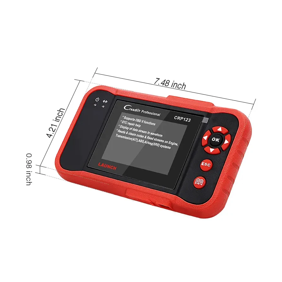LAUNCH Creader Professional CRP123 Global Version Car Code Reader Scan Tool CRP 123 Update Online