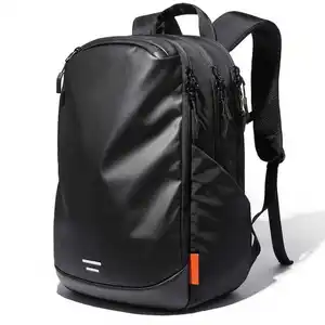 Men 15.6 Inch Laptop Backpack Waterproof Office Work Business Bag Airline Approved Unisex Black Multifunction Travel Backpack