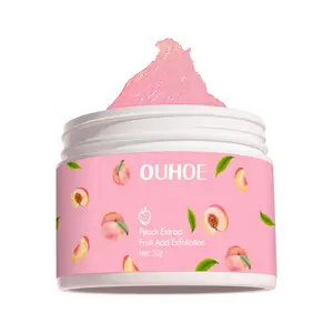 Ouhoe Whitening Exfoliating Face Cream Deeply Cleans Skin Pores Moisturizes Tightens Facial Skin Cream
