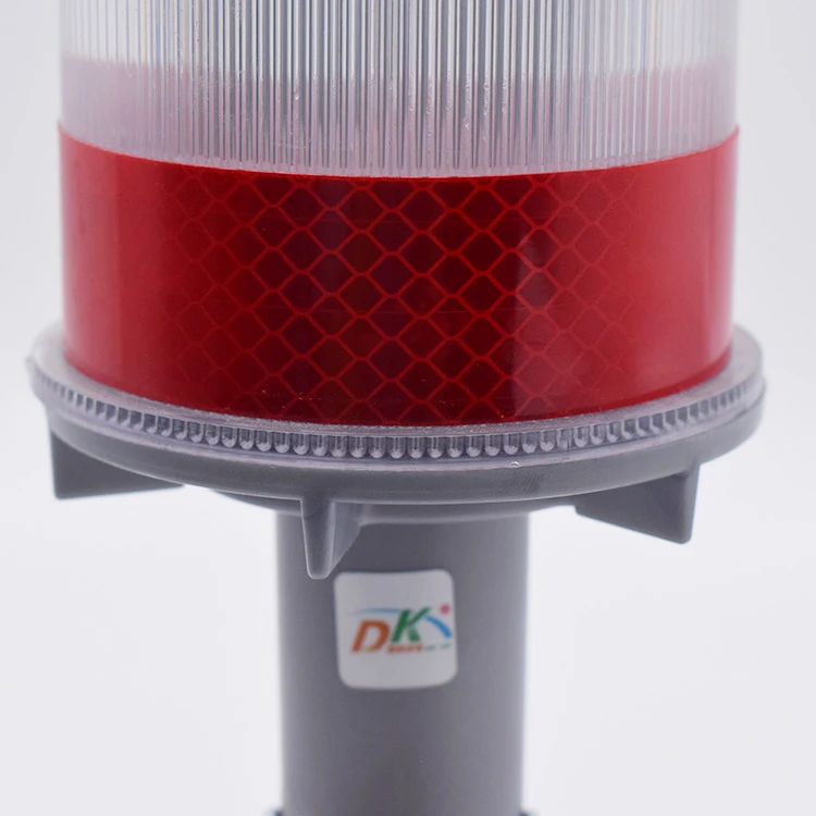 Светодиодный маячок на солнечной батарее DK предупреждающий фонарь аварийное предупреждающее освещение