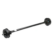 High Quality Light Duty Trailer Axle for 3500lbs Customized Axis Length 5 Bolts 3500 lb Trailer Axle With Brakes