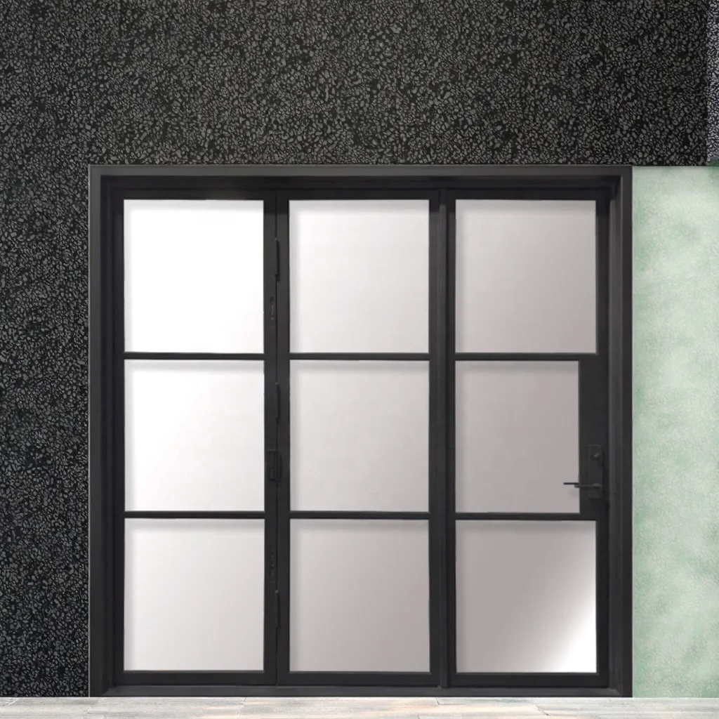 Modern Customized Iron Folding Door with Lattice Design for Entry & Living Room-Elegant Gates Product details