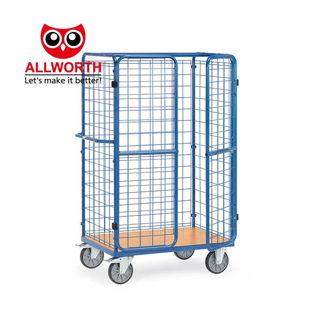 Rolling R Transport Powder Coating Roll Container Logistics Trolley Transport Carts ...