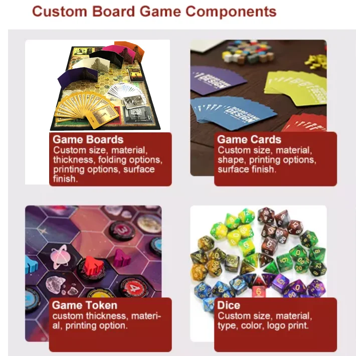 Printed Game Card Wholesale Full Color As Your Requirement Custom