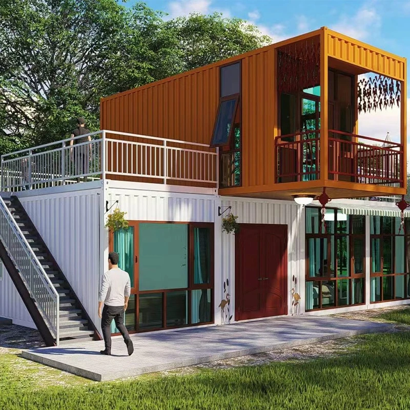 Detachable Container House Mobile Prefabricated Home House Steel Frame Prefabricated Homes 10ft Modular House