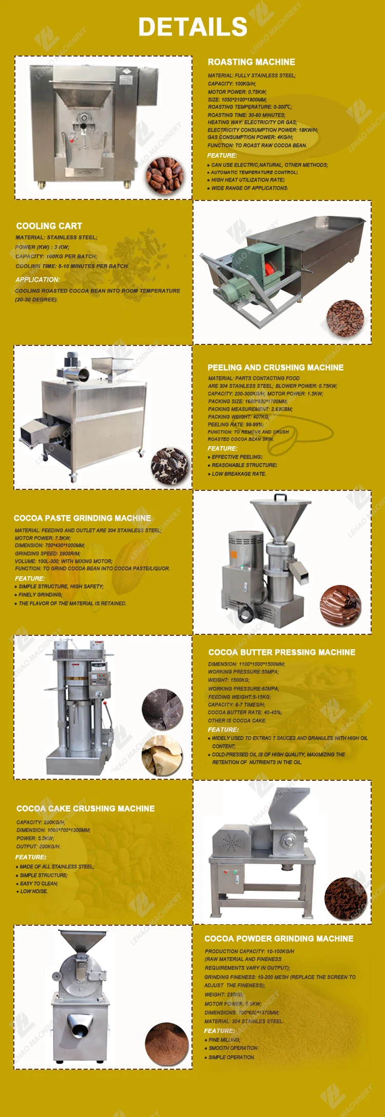 Efficient Cocoa Butter Press Extraction Machine for Powder Production