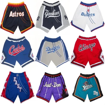 Old School Throwback Polyester Mesh Zipper Embroidered Magic Just Men S Don  Custom Logo Basketball Shorts - China Custom Men Sports and Men's New  Basketball Shorts price