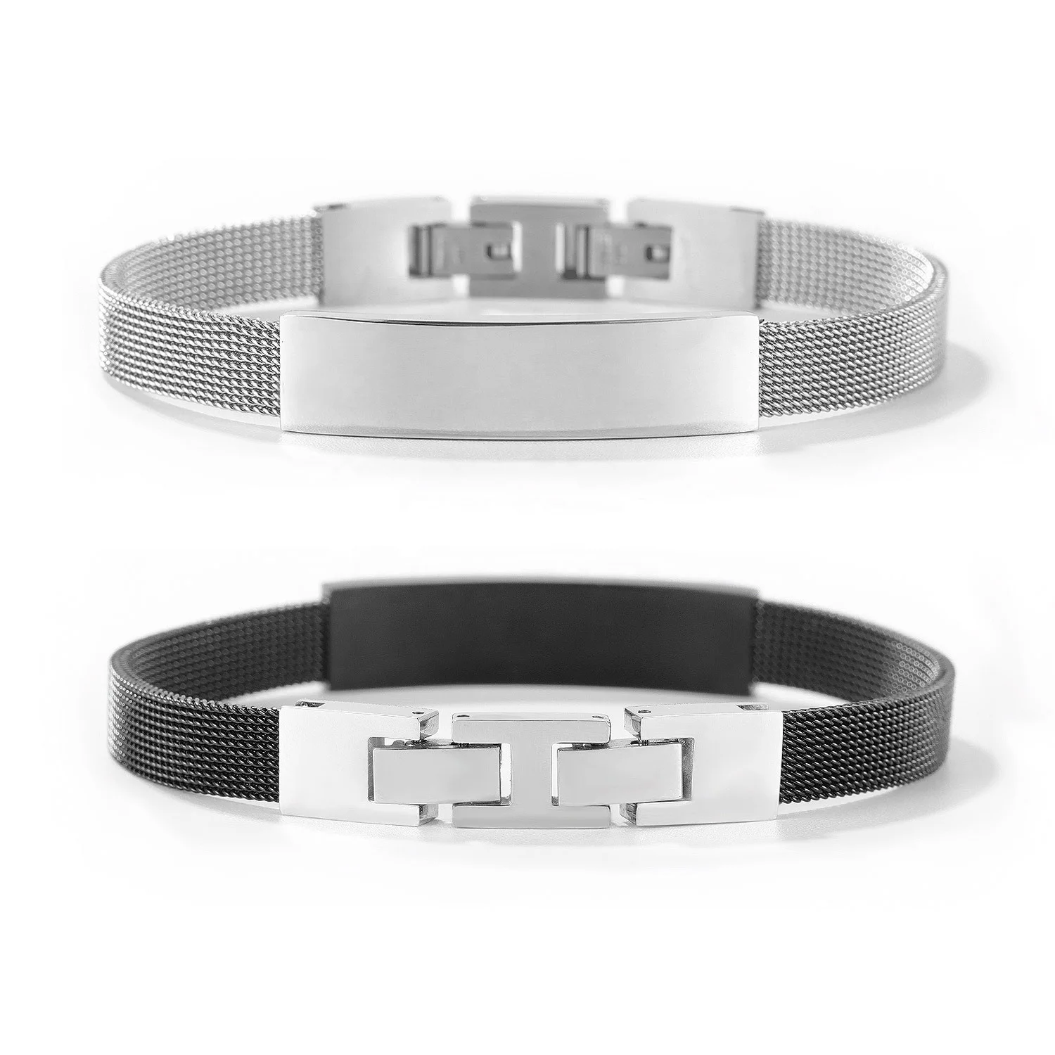 Simple Fashion Jewelry Geometric Stainless Steel 18k Gold Rectangle