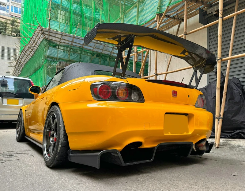 NEW EPR S2000 JS Racing Rear GT Spoiler (295mm Height) Single Deck ...