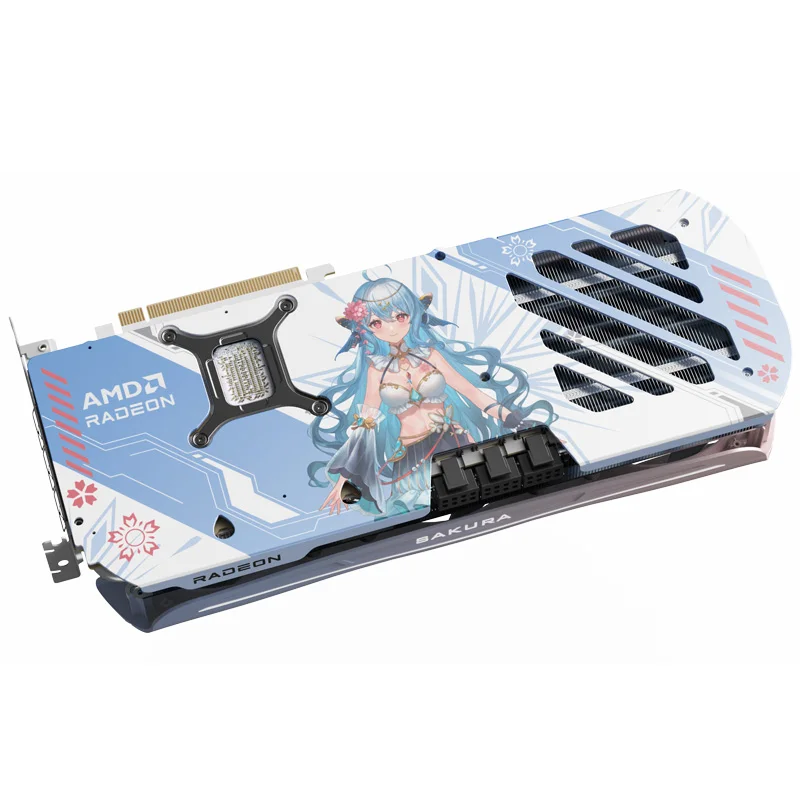 Yeston Sakura Atlantis RX 9070 XT 16G GDDR6 Graphics Card for