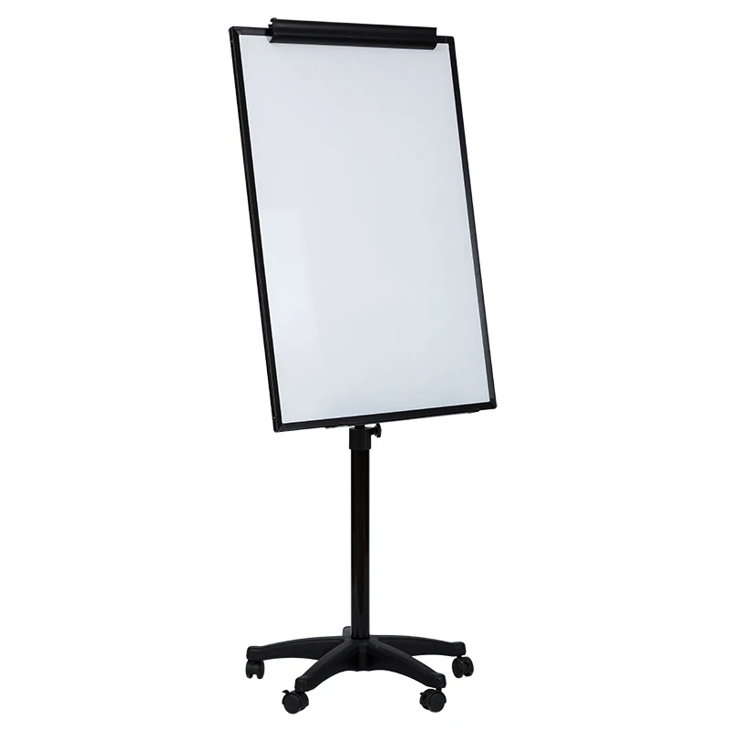 Factory Customize Mobile Flipchart With 5 Star Base of Aluminum Teaching Whiteboard for School Office