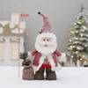 Pink fabric elderly doll-42 cm-standing pose-hm24-9803a