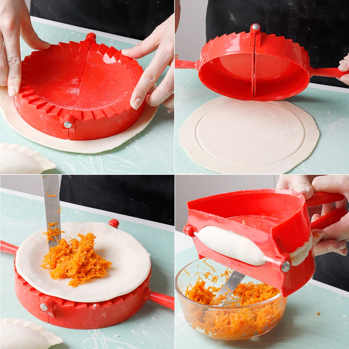 High Quality Baking Tool Dumpling Pie Maker Dumpling Making Dumpling Mould Manual Dough Press