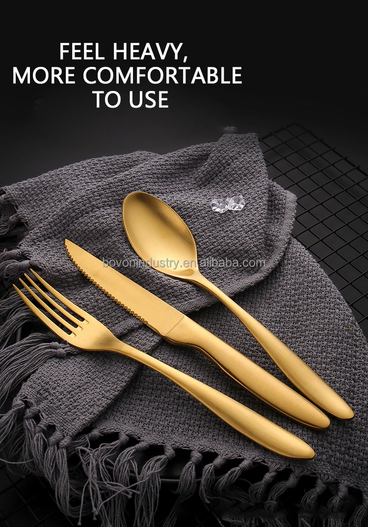 Matt Stainless Steel Cutlery Set Knife Fork Crofton Aldi Pvd Coating