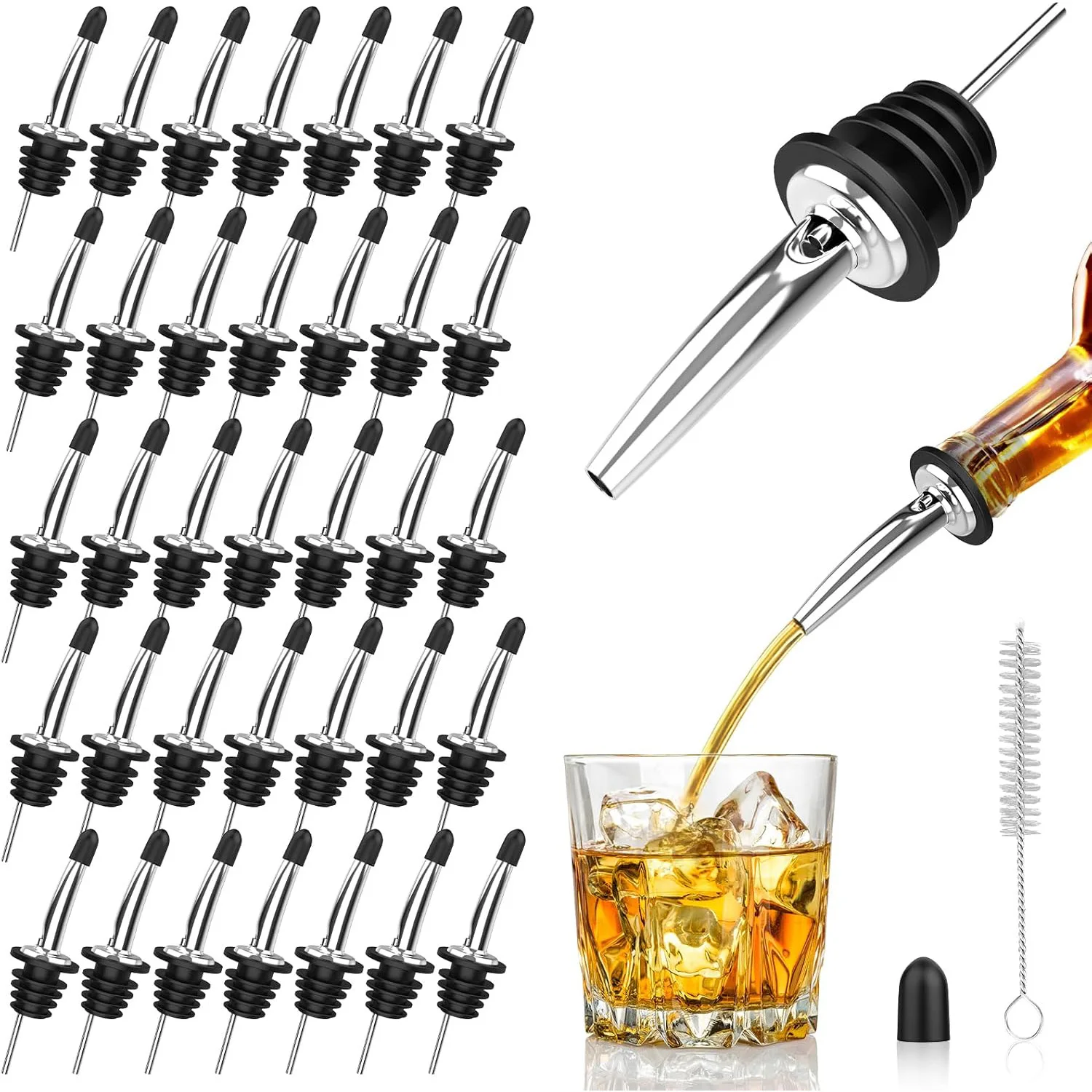 Wholesale Quality Custom Wine Bottle Stopper Stainless Steel Customized Color Bar Tools Wine Accessories Low Price