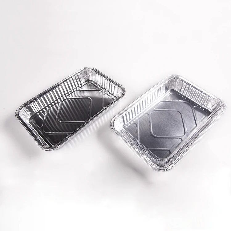 product quality wholesale tia cb63 125 inch square plate frozen food restaurant foil containers small-2