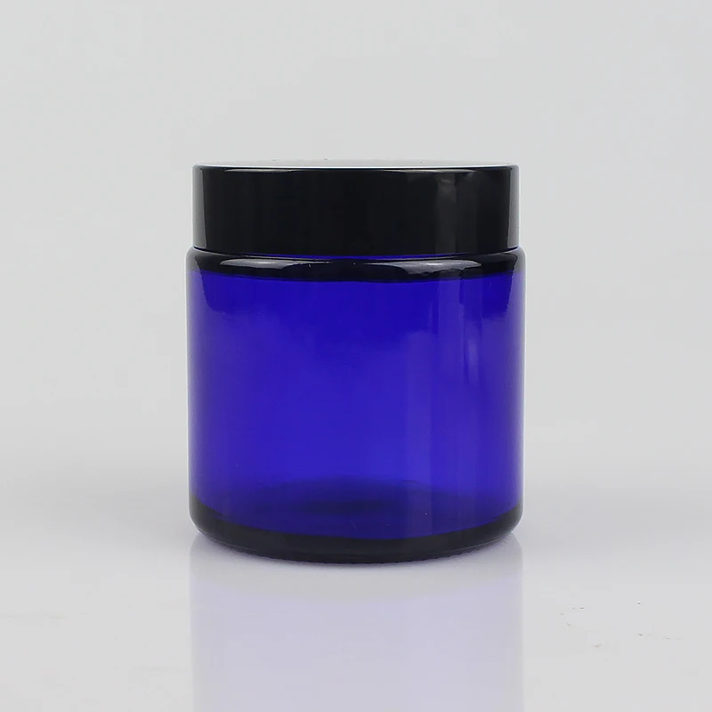 Hot Sale 2oz 4oz 8oz Round Empty Glass Clear Amber Candle Jars With