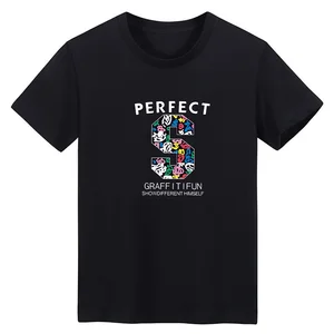 Custom Men's Slim Half-Sleeved Summer T-Shirt New Short Length Knitted Bottom with Solid Pattern Digital Printing