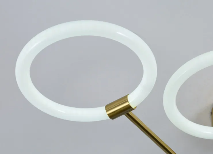 High quality led light nordic ring led ceiling lamp modern creative personality ceiling light for living room