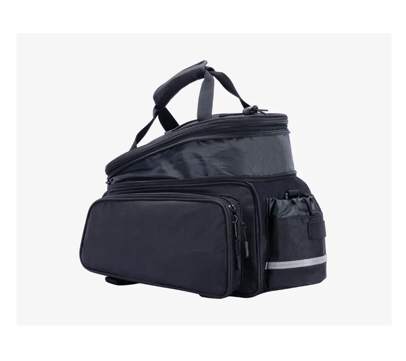 Large-capacity Lightweight Bicycle Bag, Suitable For Mountain Biking And Travel, With Expandable Solid-pattern Rear Rack_voghion.com