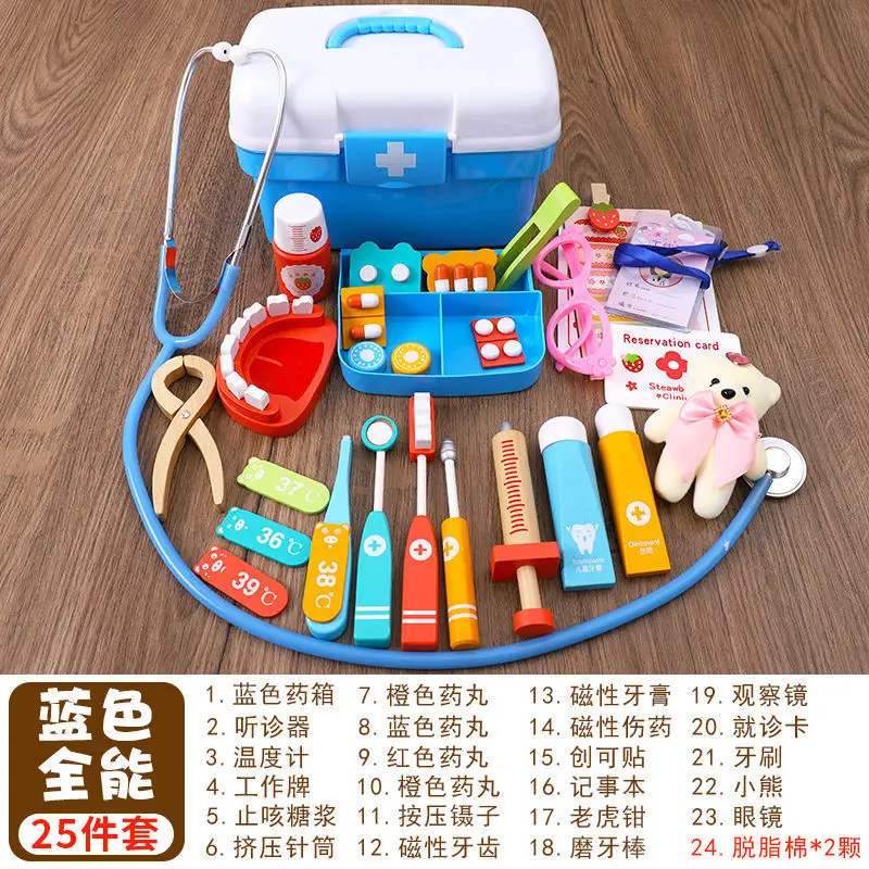 25 шт., набор деревянных игрушек