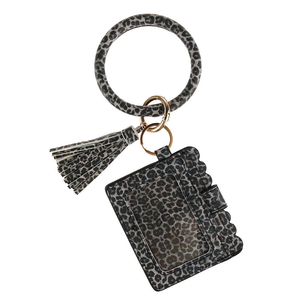 Simple Style Pu Leather Keychain Strap Purse Wallet Key Ring Pendant - Temu  Austria