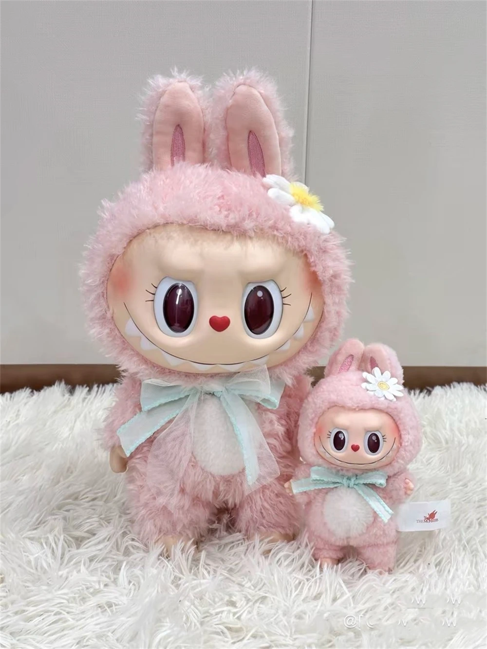 [中国限定] POP MART ラブブMOKOKO CLOSE TO SWEET Pop Mart Labubu Mokoko Close to Sweet Vinyl Plush Pendant - US