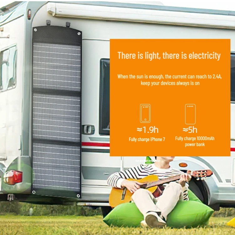 60W Portable Solar ChargerShenzhen Fipow Technology Co.ltd