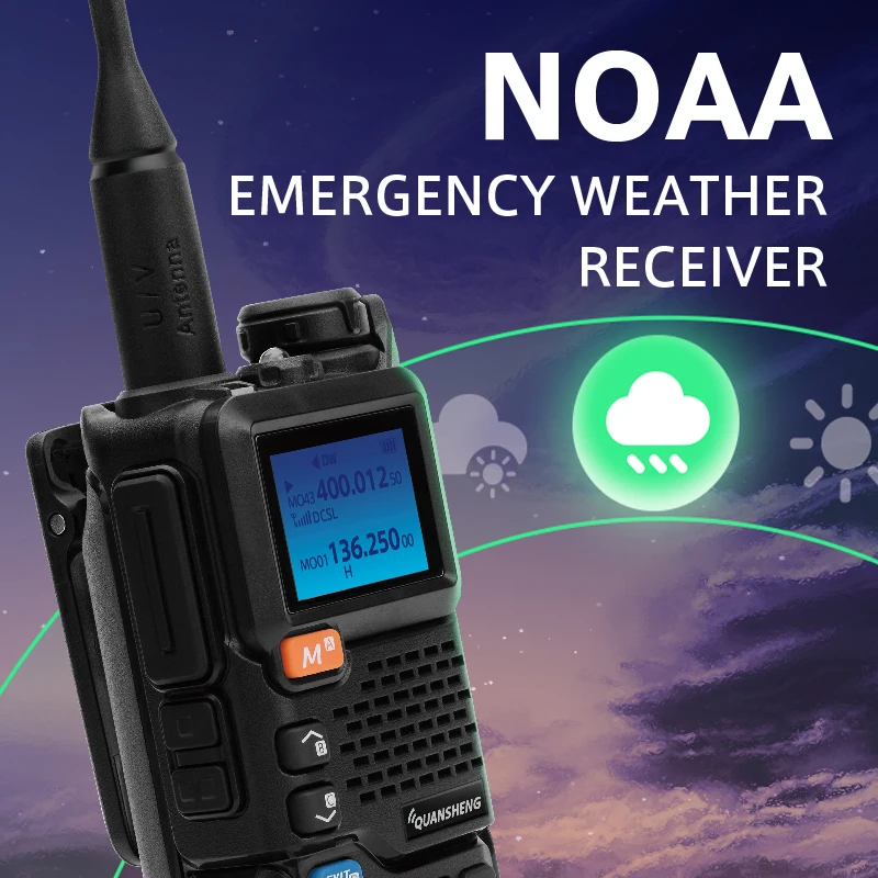Quansheng Uv5r Plus Dual Band Walkie Talkie Ham Radio 5W UHF VHF Two Way Radio
