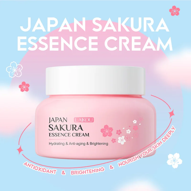 フェイスクリーム saku Sakura Essence Cream Facial Moisturizer, Daily Hydrating