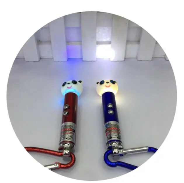 Keychain Cat Toy Laser Pointer Led Light Purple Light for Banknote Inspection