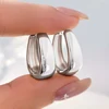White gold plated White Stone