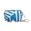 Striped blue